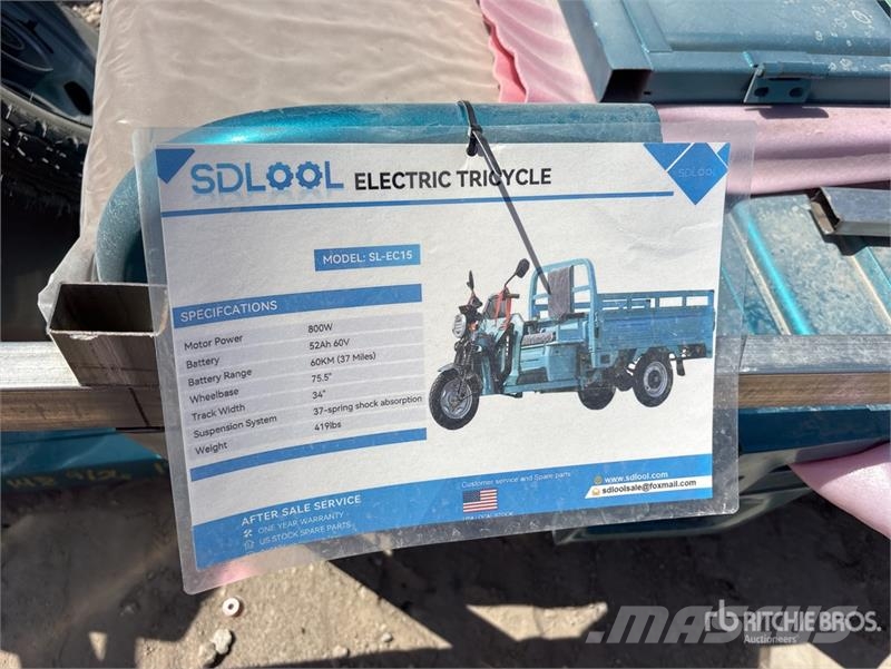 SDLOOL SL-EC15 Electric Trike (Unused) 汽车