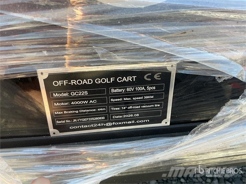  SDLOOL SL-GC22S Electric Off-Road Golf Cart (Unuse Golfwagen/Golfcart