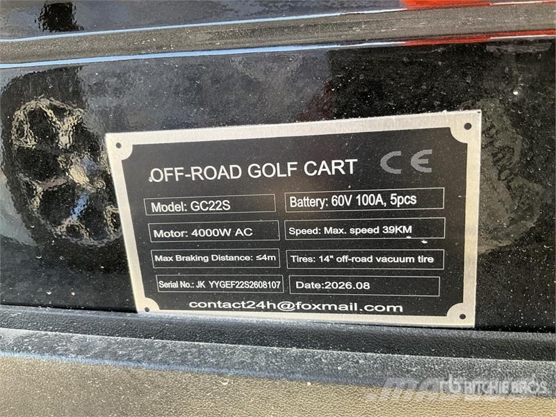  SDLOOL SL-GC22S Electric Off-Road Golf Cart (Unuse Golfwagen/Golfcart