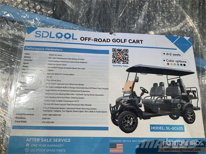 SDLOOL SL-GC22S Electric Golf Cart (Unused) Golf vozila