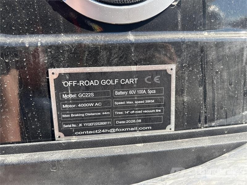  SDLOOL SL-GC22S Electric Off-Road Golf Cart (Unuse Golfwagen/Golfcart