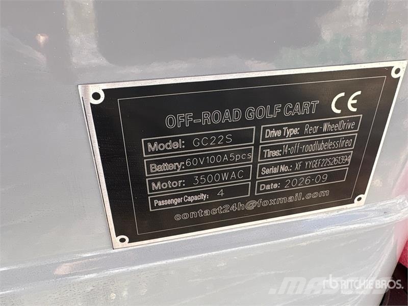  SDLOOL SL-GC22S Electric Off-Road Golf Cart (Unuse Golfkarretjes / golf carts