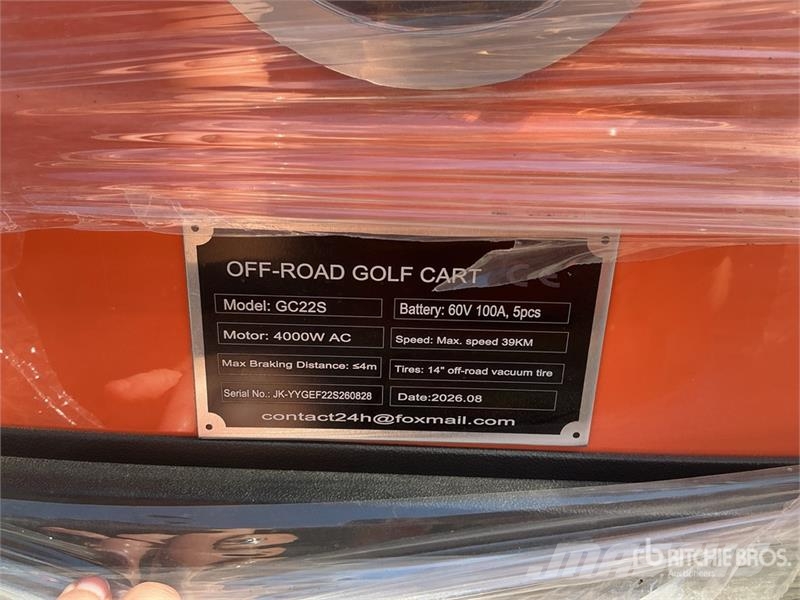  SDLOOL SL-GC22S Electric Off-Road Golf Cart (Unuse Golfwagen/Golfcart