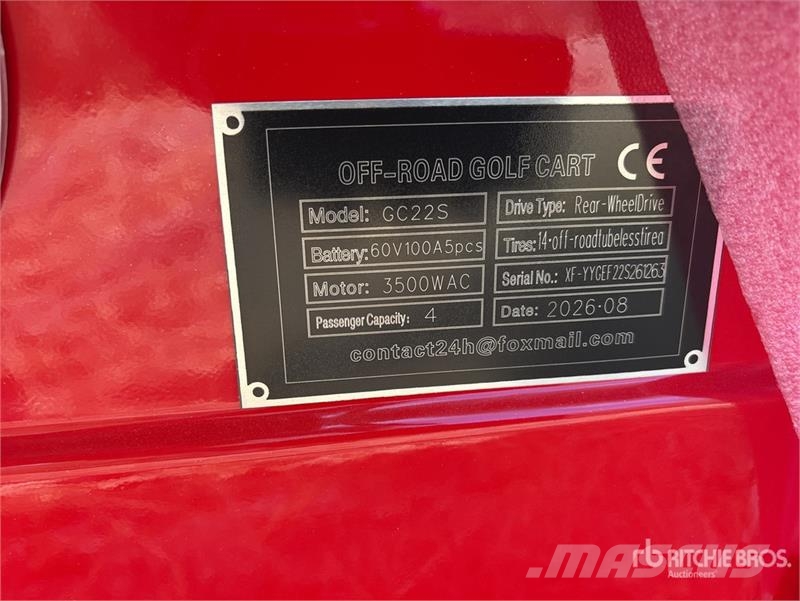 SDLOOL SL-GC22S Off-Road Golf Cart (Unused) Golfa karti