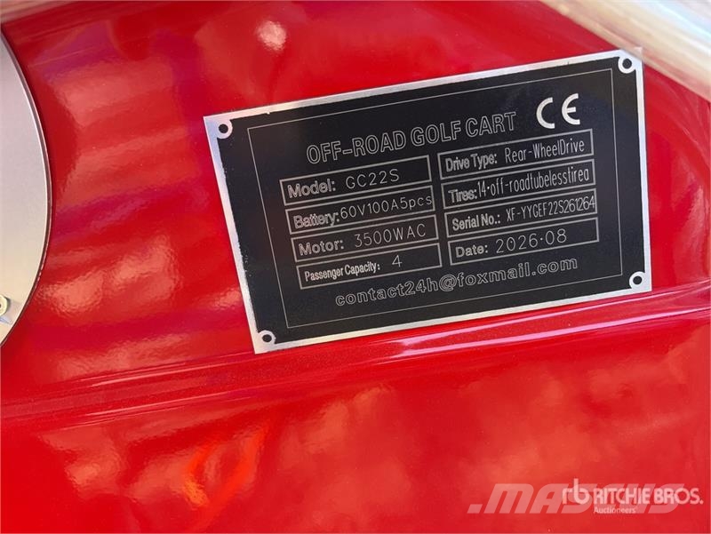 SDLOOL SL-GC22S Off-Road Golf Cart (Unused) Golfa karti