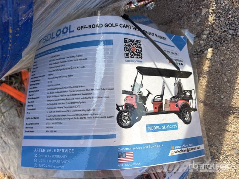 SDLOOL SL-GC22S Off-Road Golf Cart (Unused) Golfa karti
