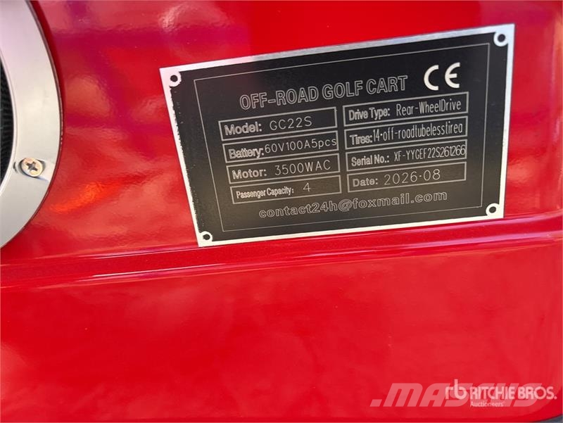 SDLOOL SL-GC22S Off-Road Golf Cart (Unused) Golfa karti