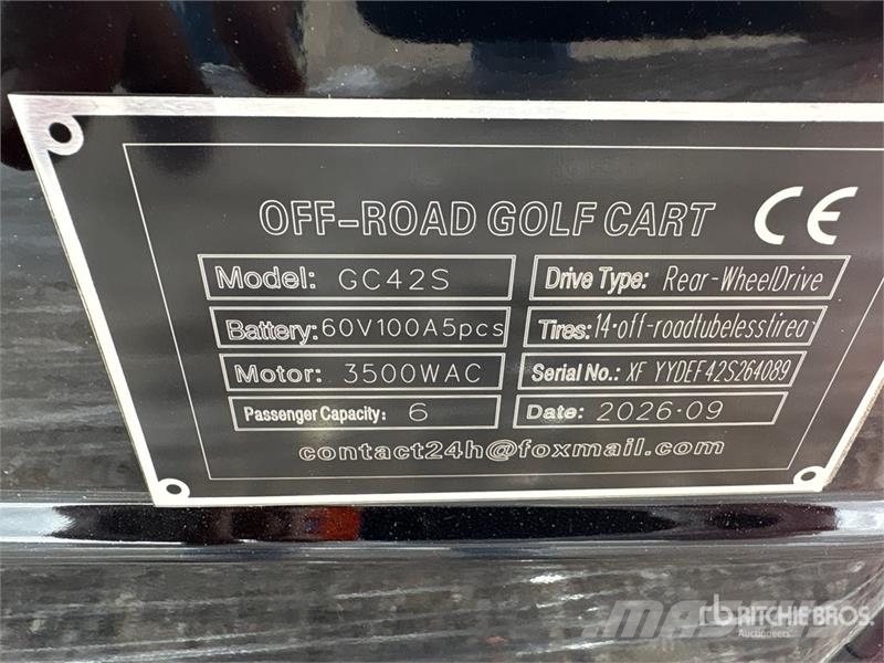 SDLOOL SL-GC42S Electric Off-Road Golf Cart (Unuse Masinute Golf