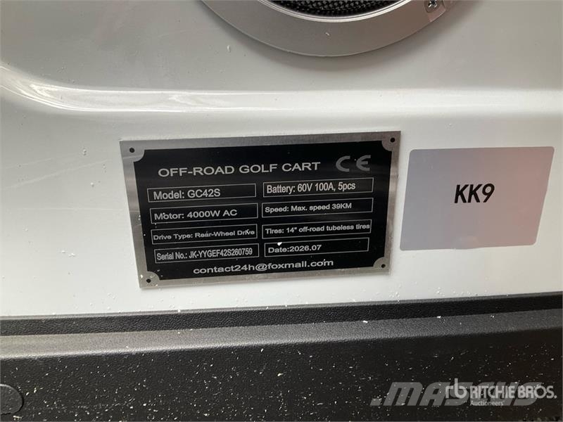 SDLOOL SL-GC42S Electric Off-Road Golf Cart (Unuse Golfwagen/Golfcart