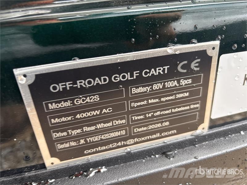  SDLOOL SL-GC42S Electric Off-Road Golf Cart (Unuse Kola za golf