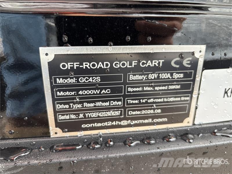  SDLOOL SL-GC42S Electric Off-Road Golf Cart (Unuse Golf carts