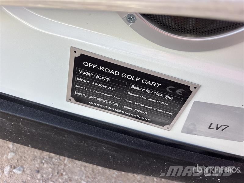SDLOOL SL-GC42S Electric Off-Road Golf Cart (Unuse 高尔夫球车