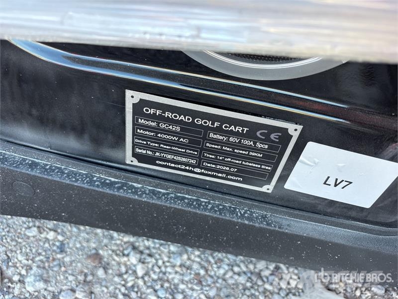  SDLOOL SL-GC42S Electric Off-Road Golf Cart (Unuse 高尔夫球车