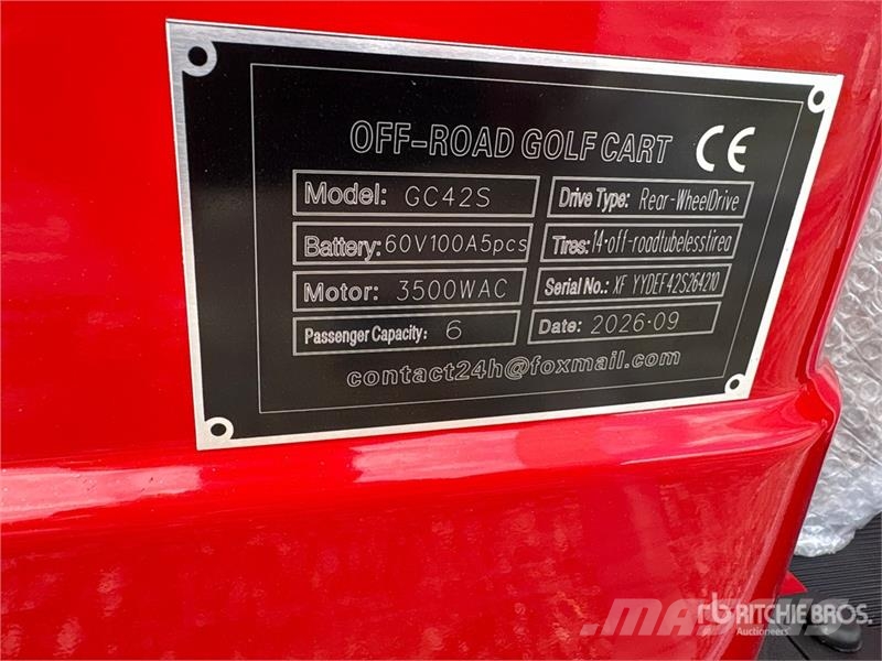 SDLOOL SL-GC42S Electric Off-Road Golf Cart (Unuse Masinute Golf