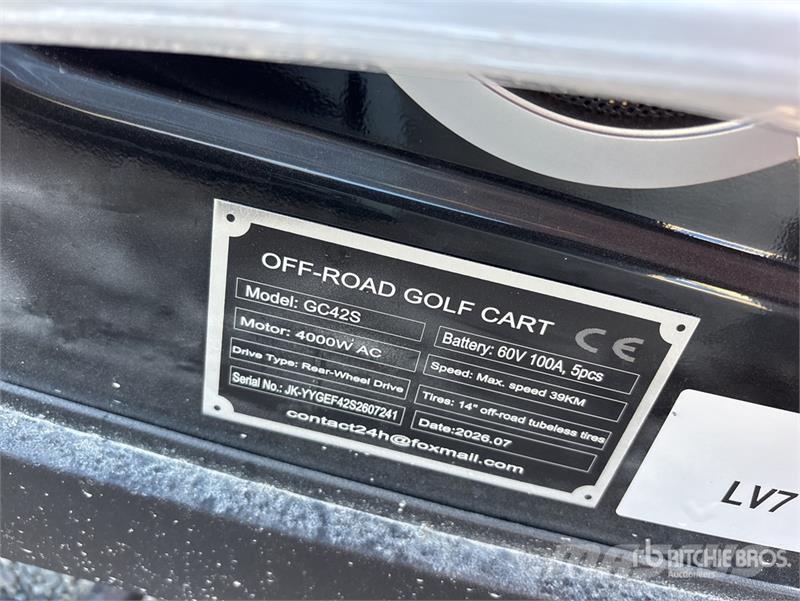  SDLOOL SL-GC42S Electric Off-Road Golf Cart (Unuse 高尔夫球车