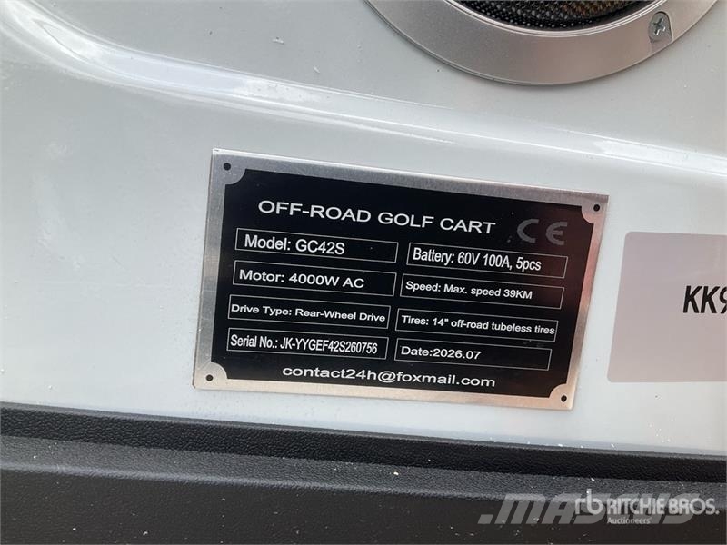 SDLOOL SL-GC42S Electric Off-Road Golf Cart (Unuse Golfwagen/Golfcart