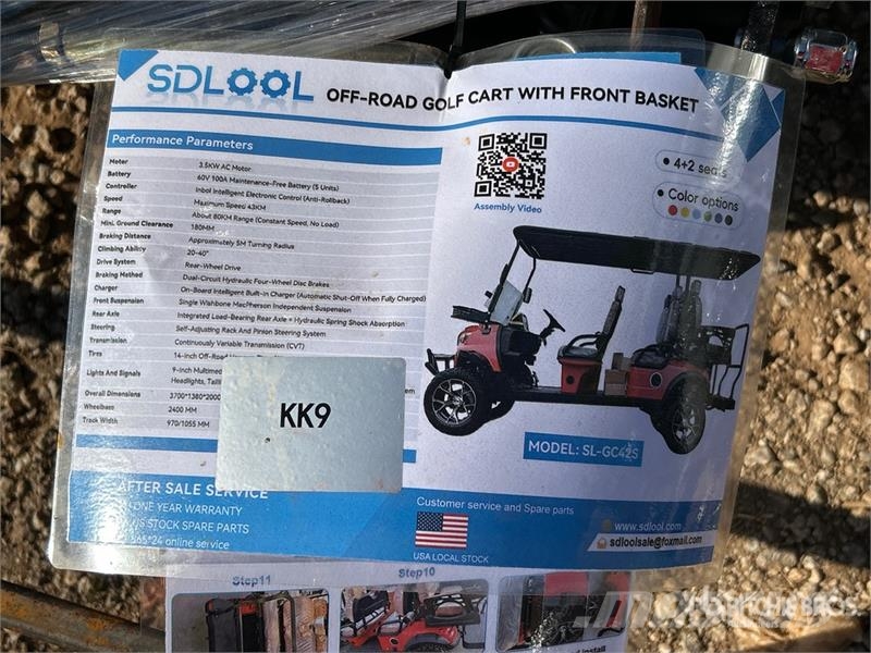  SDLOOL SL-GC42S Electric Off-Road Golf Cart (Unuse عربات الجولف