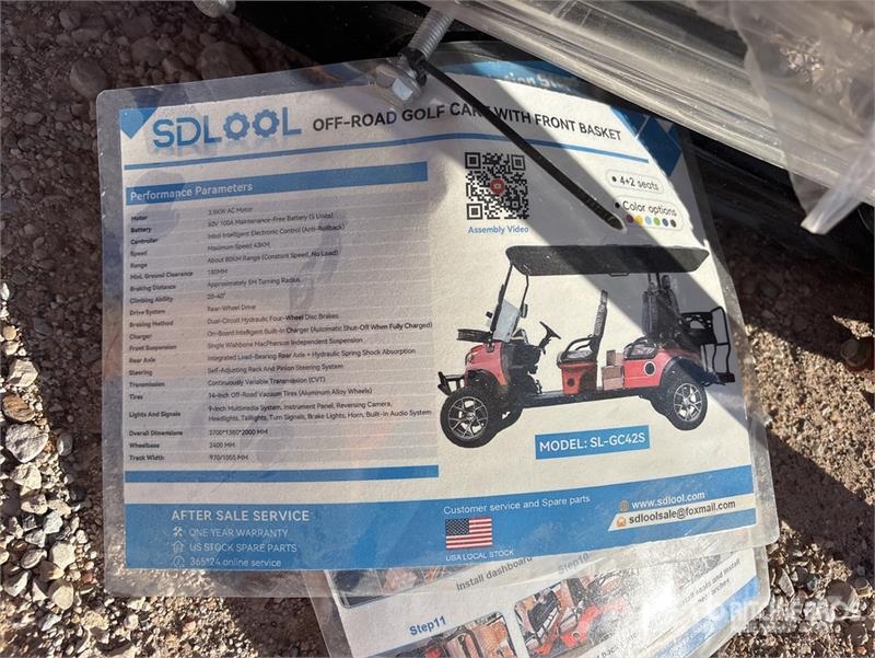  SDLOOL SL-GC42S Electric Off-Road Golf Cart (Unuse 高尔夫球车