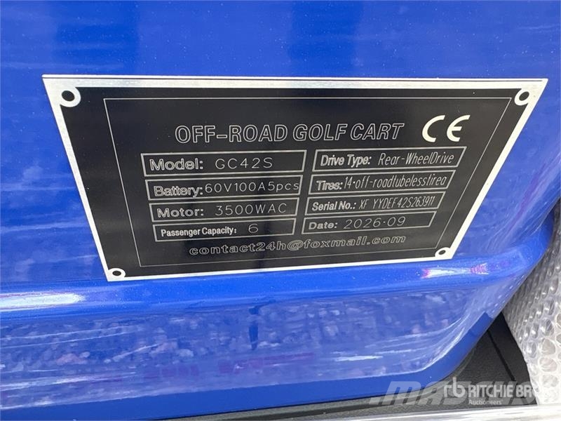 SDLOOL SL-GC42S Electric Off-Road Golf Cart (Unuse Masinute Golf