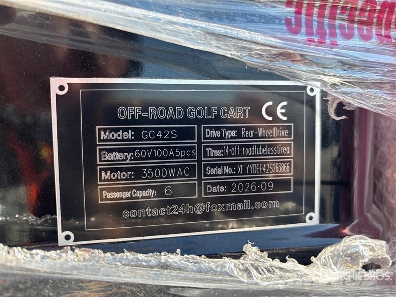  SDLOOL SL-GC42S Electric Off-Road Golf Cart (Unuse Golfwagen/Golfcart