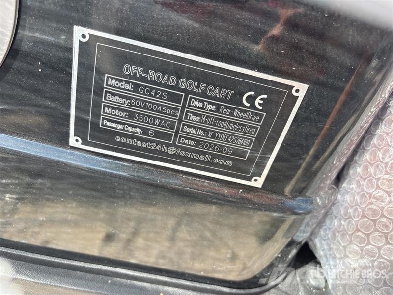  SDLOOL SL-GC42S Electric Off-Road Golf Cart (Unuse Carrinhos de golfe