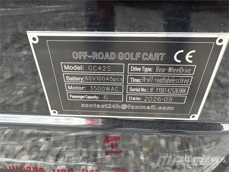  SDLOOL SL-GC42S Electric Off-Road Golf Cart (Unuse Masinute Golf