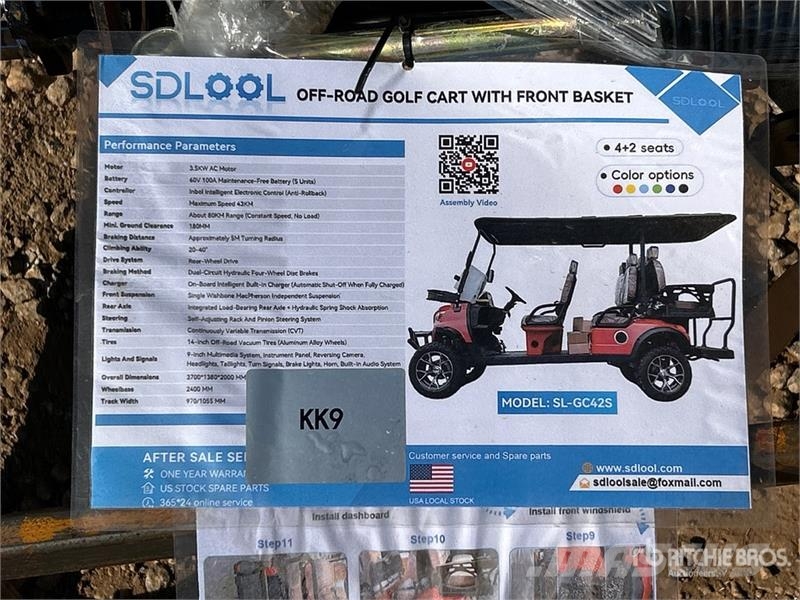  SDLOOL SL-GC42S Electric Off-Road Golf Cart (Unuse Golfkocsik