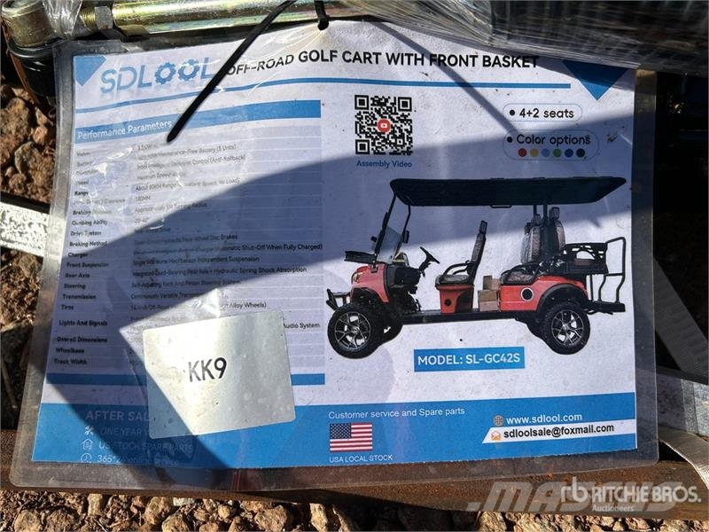  SDLOOL SL-GC42S Electric Off-Road Golf Cart (Unuse عربات الجولف