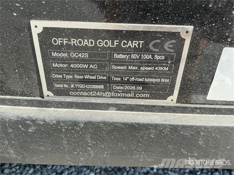  SDLOOL SL-GC42S Electric Off-Road Golf Cart (Unuse Golfwagen/Golfcart