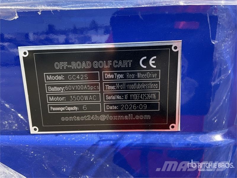  SDLOOL SL-GC42S Electric Off-Road Golf Cart (Unuse Golfwagen/Golfcart