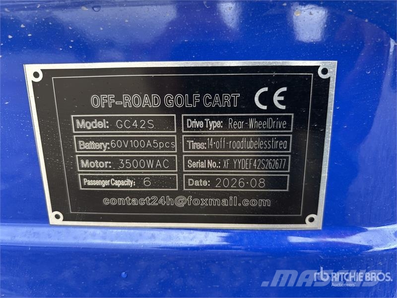  SDLOOL SL-GC42S Electric Off-Road Golf Cart (Unuse Kola za golf
