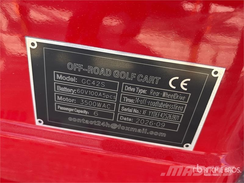 SDLOOL SL-GC42S Electric Off-Road Golf Cart (Unuse Golfautot