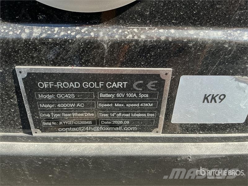  SDLOOL SL-GC42S Electric Off-Road Golf Cart (Unuse Golfwagen/Golfcart