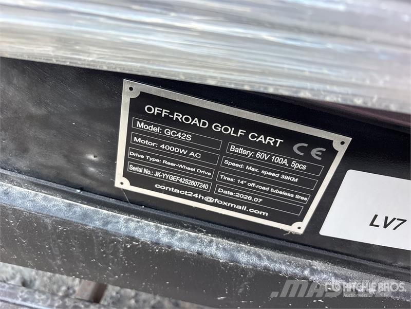 SDLOOL SL-GC42S Electric Off-Road Golf Cart (Unuse 高尔夫球车