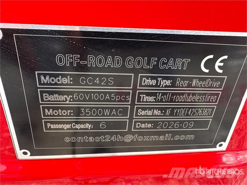 SDLOOL SL-GC42S Electric Off-Road Golf Cart (Unuse Masinute Golf
