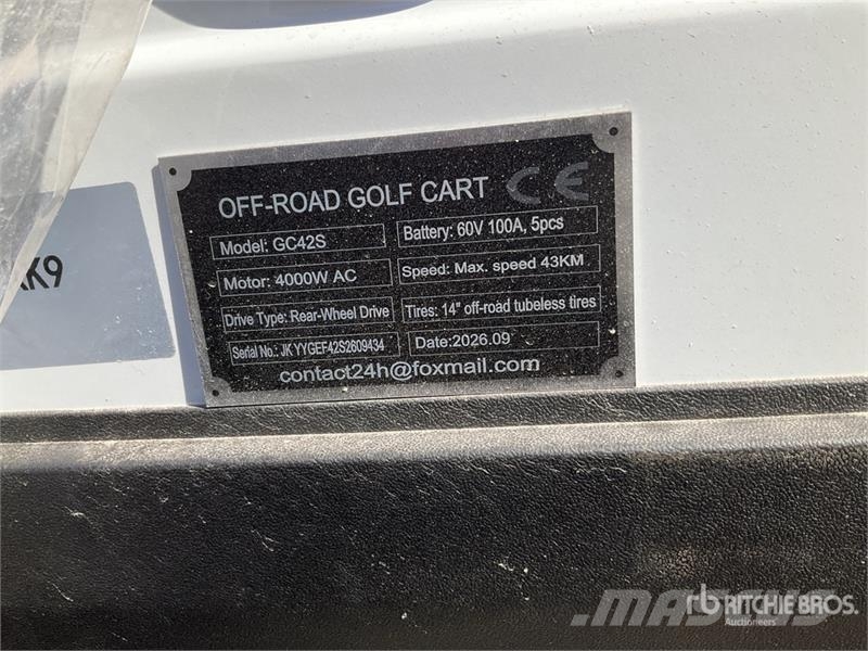  SDLOOL SL-GC42S Electric Off-Road Golf Cart (Unuse Golfwagen/Golfcart