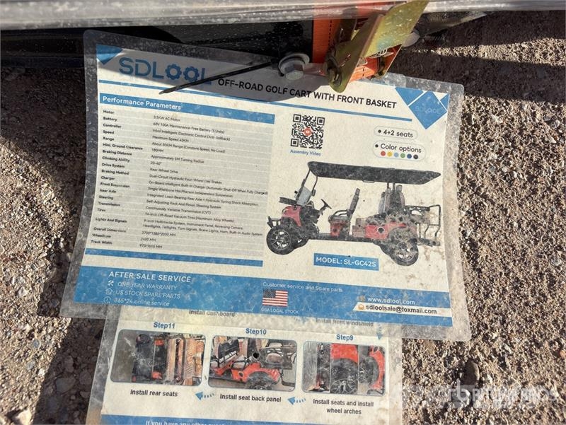  SDLOOL SL-GC42S Electric Off-Road Golf Cart (Unuse 高尔夫球车