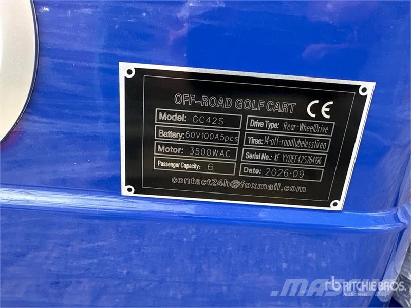 SDLOOL SL-GC42S Electric Off-Road Golf Cart (Unuse Masinute Golf