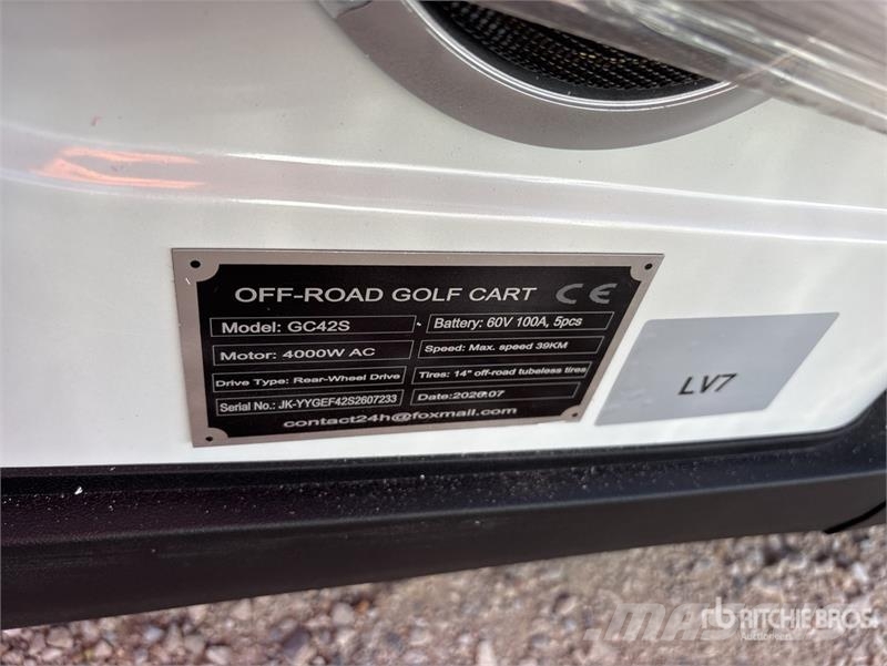  SDLOOL SL-GC42S Electric Off-Road Golf Cart (Unuse 高尔夫球车