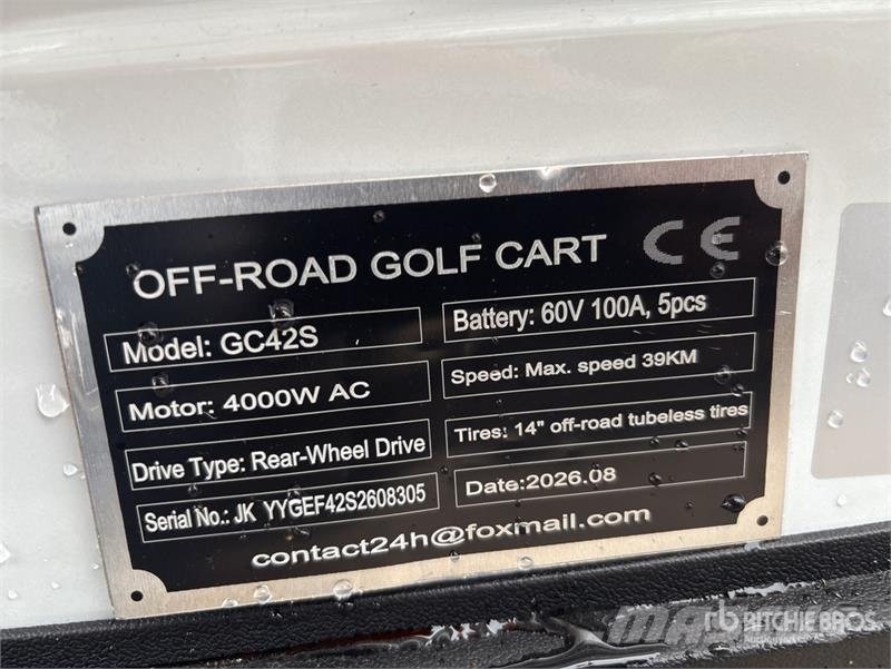 SDLOOL SL-GC42S Electric Off-Road Golf Cart (Unuse Golfwagen/Golfcart