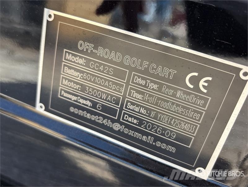  SDLOOL SL-GC42S Electric Off-Road Golf Cart (Unuse Golfautot