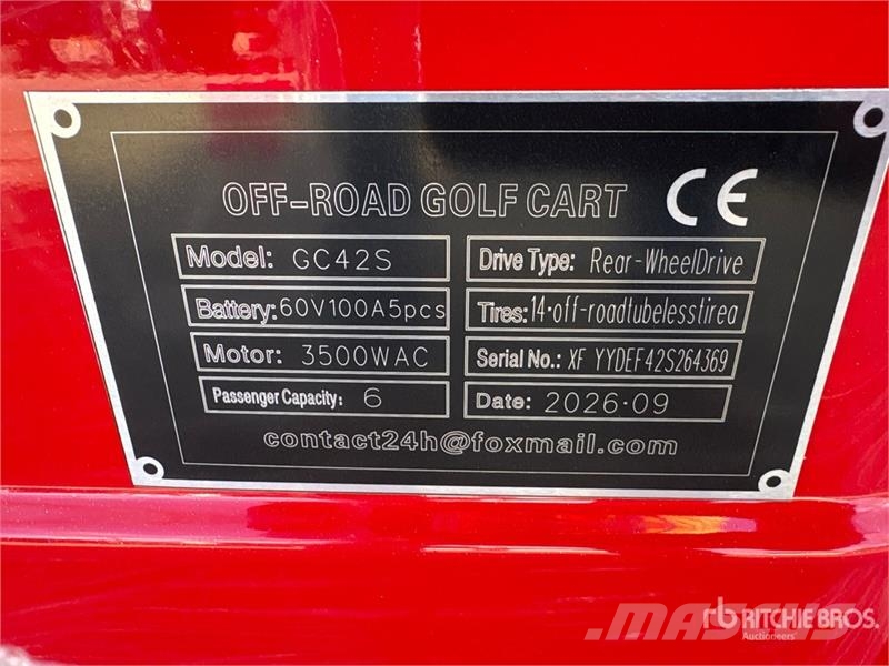 SDLOOL SL-GC42S Electric Off-Road Golf Cart (Unuse Masinute Golf