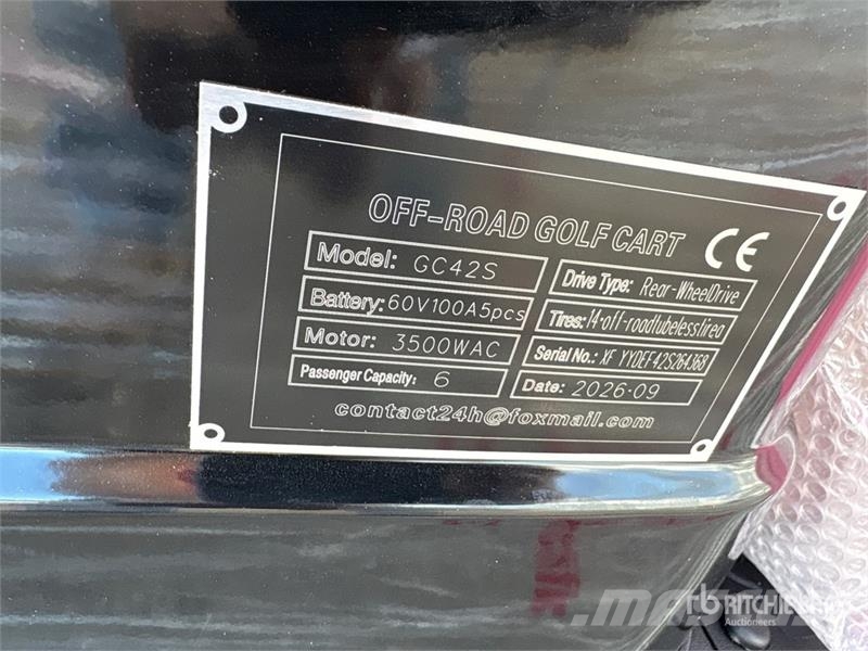 SDLOOL SL-GC42S Electric Off-Road Golf Cart (Unuse Masinute Golf