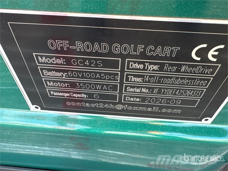 SDLOOL SL-GC42S Electric Off-Road Golf Cart (Unuse Masinute Golf
