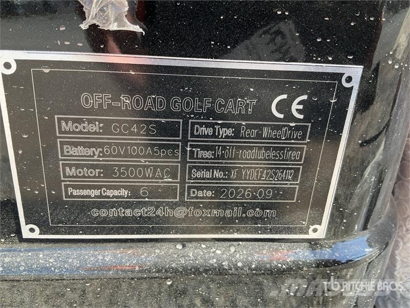 SDLOOL SL-GC42S Electric Off-Road Golf Cart (Unuse Golfwagen/Golfcart