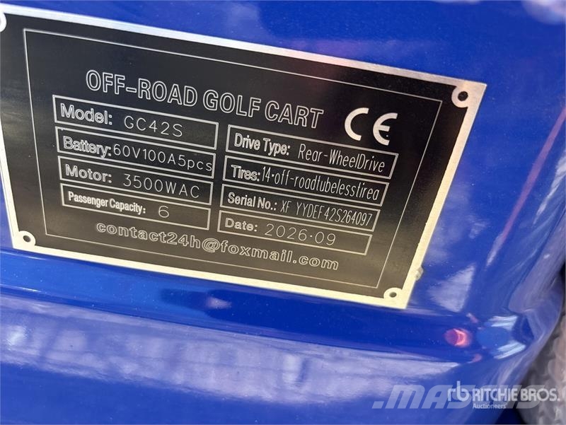 SDLOOL SL-GC42S Electric Off-Road Golf Cart (Unuse Golfautot