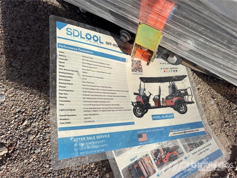  SDLOOL SL-GC42S Electric Off-Road Golf Cart (Unuse 高尔夫球车
