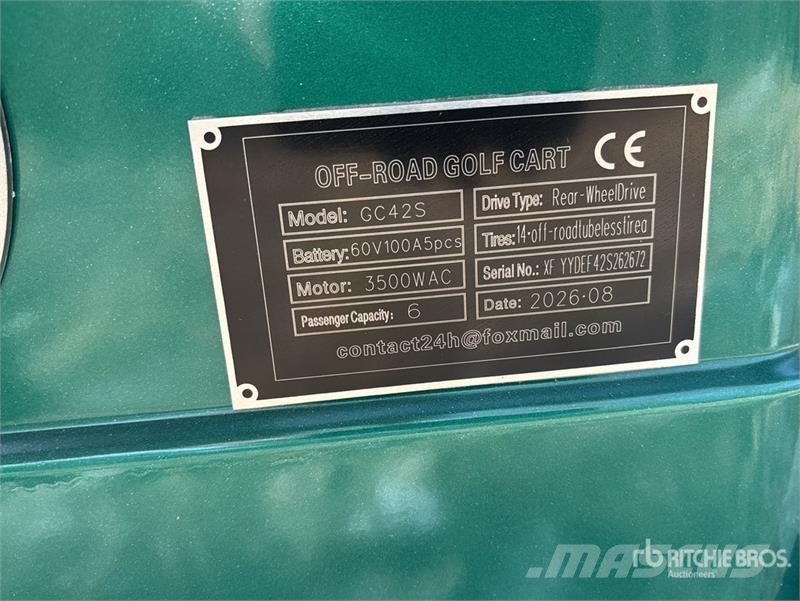 SDLOOL SL-GC42S Electric Off-Road Golf Cart (Unuse Golfa karti