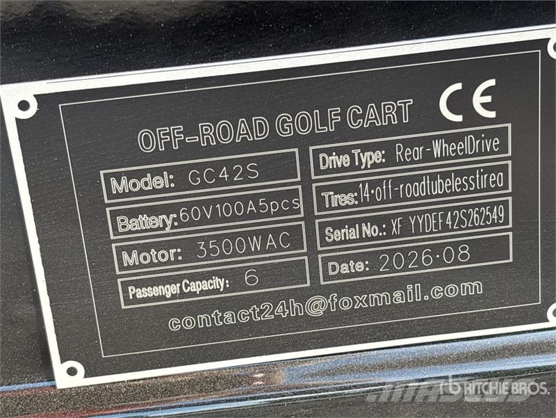 SDLOOL SL-GC42S Electric Off-Road Golf Cart (Unuse Golfa karti