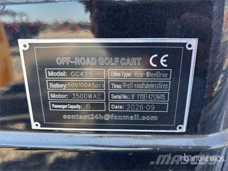  SDLOOL SL-GC42S Electric Off-Road Golf Cart (Unuse Golfwagen/Golfcart